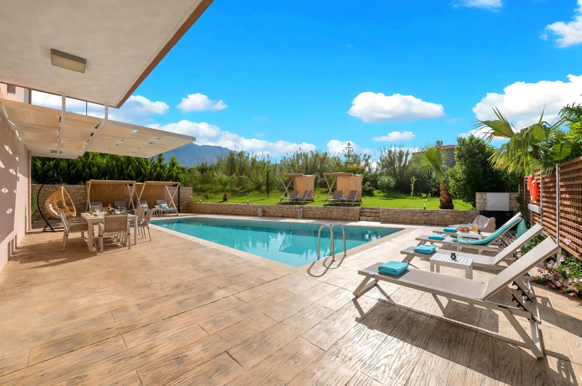 Allas Villa Heated Pool La Canea Exterior foto