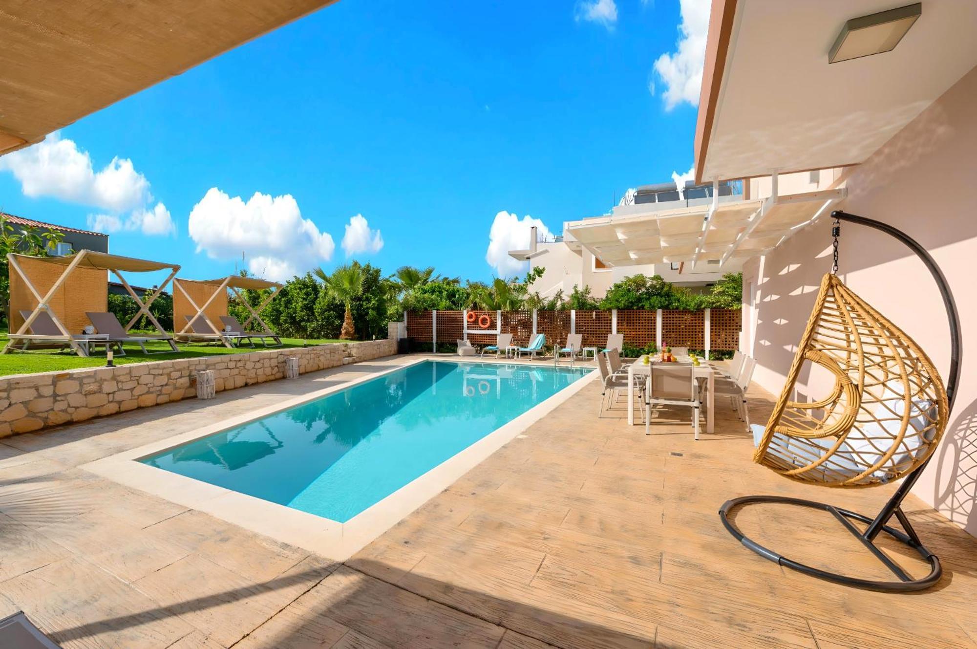Allas Villa Heated Pool La Canea Exterior foto