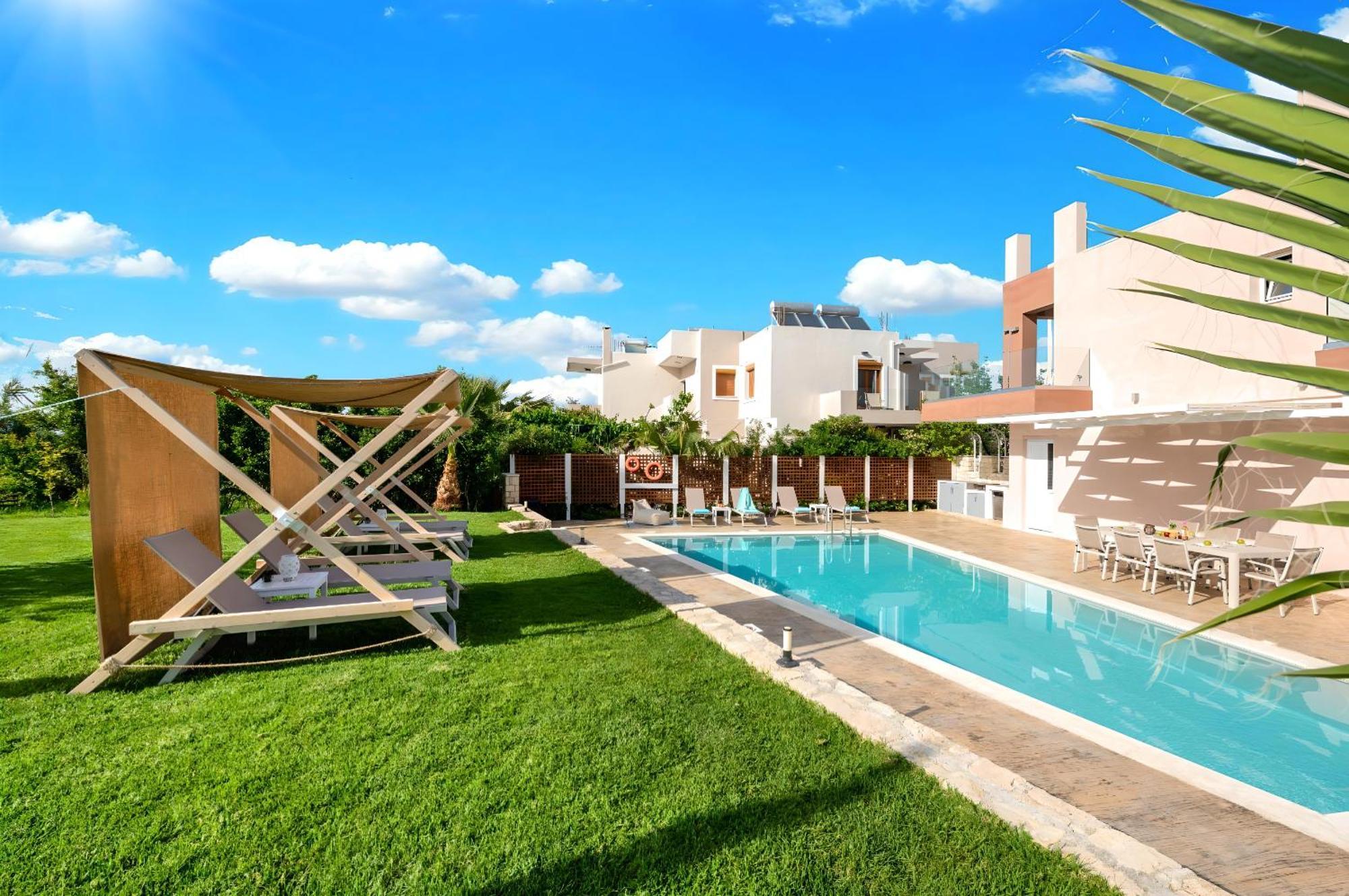 Allas Villa Heated Pool La Canea Exterior foto